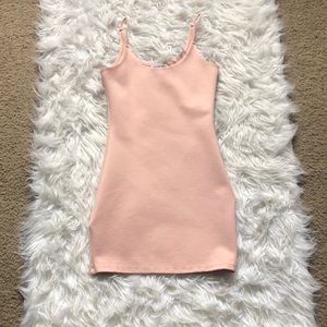 Pink Mini Body Con Dress